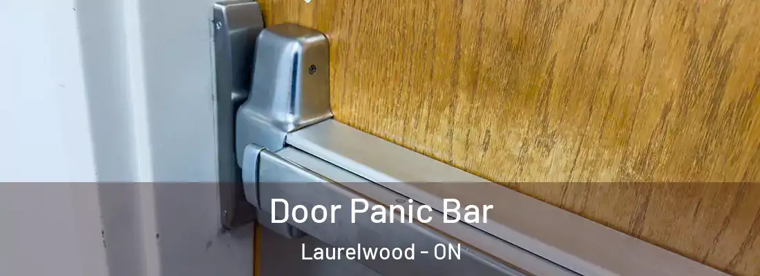  Door Panic Bar Laurelwood - ON