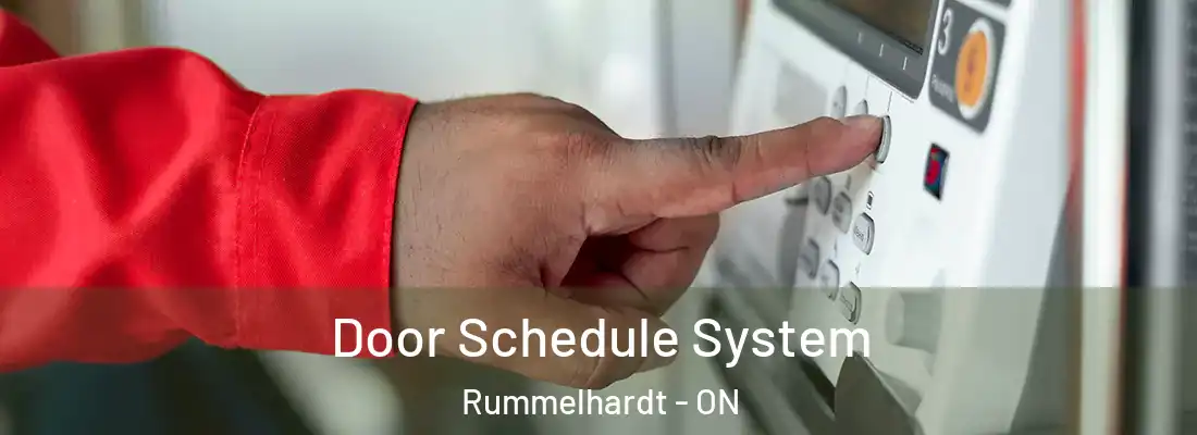 Door Schedule System Rummelhardt - ON