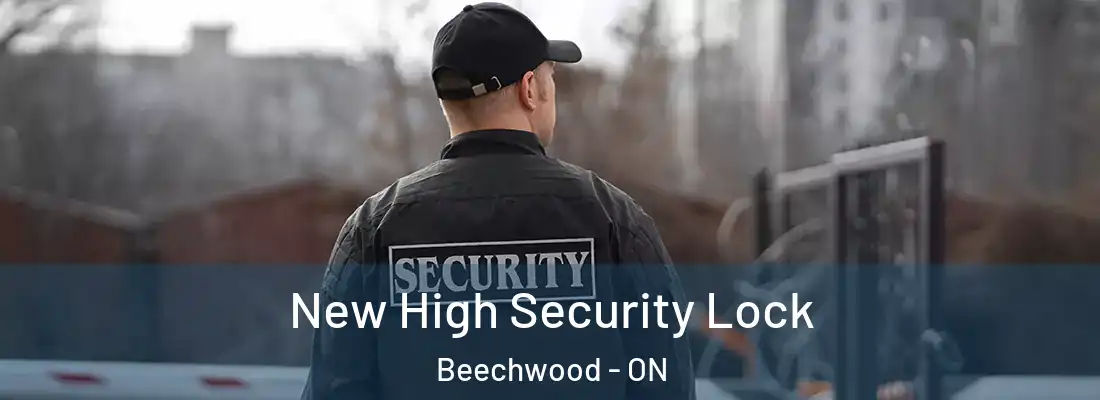  New High Security Lock Beechwood - ON