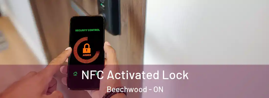  NFC Activated Lock Beechwood - ON