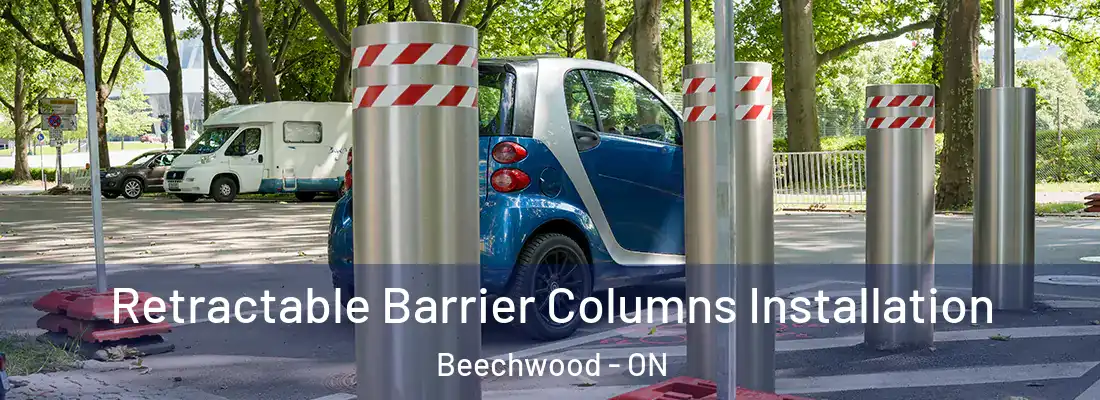  Retractable Barrier Columns Installation Beechwood - ON